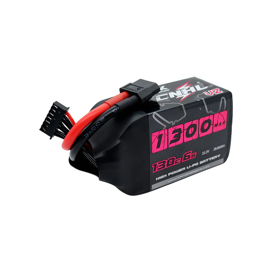 CNHL Black Series V2.0 1300mAh 22.2V 6S 130C LiPo Battery (XT60 Plug) - Image 4