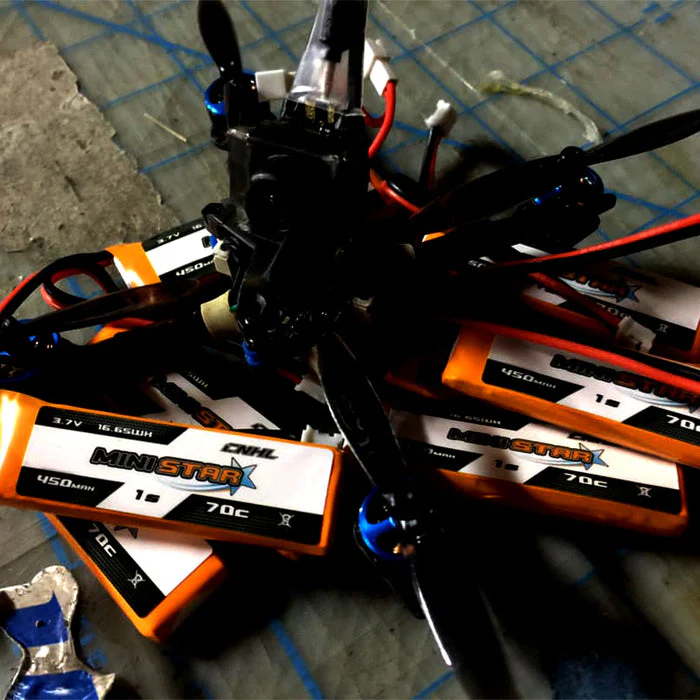 CNHL MiniStar Series 450mAh 3.8V 1S 70C HV LiPo Battery (PH2.0 Plug) 4 pack - Image 5