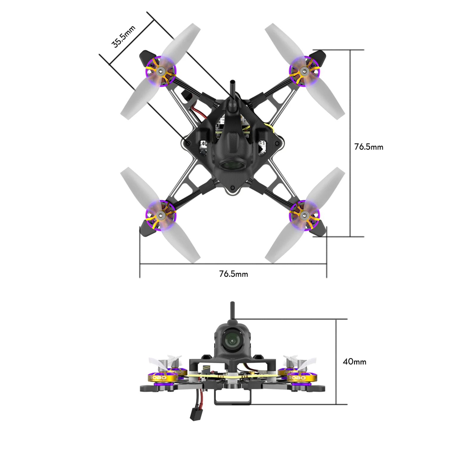Flywoo Firefly18 1S Nano Baby V3 Analog – ELRS - Image 4