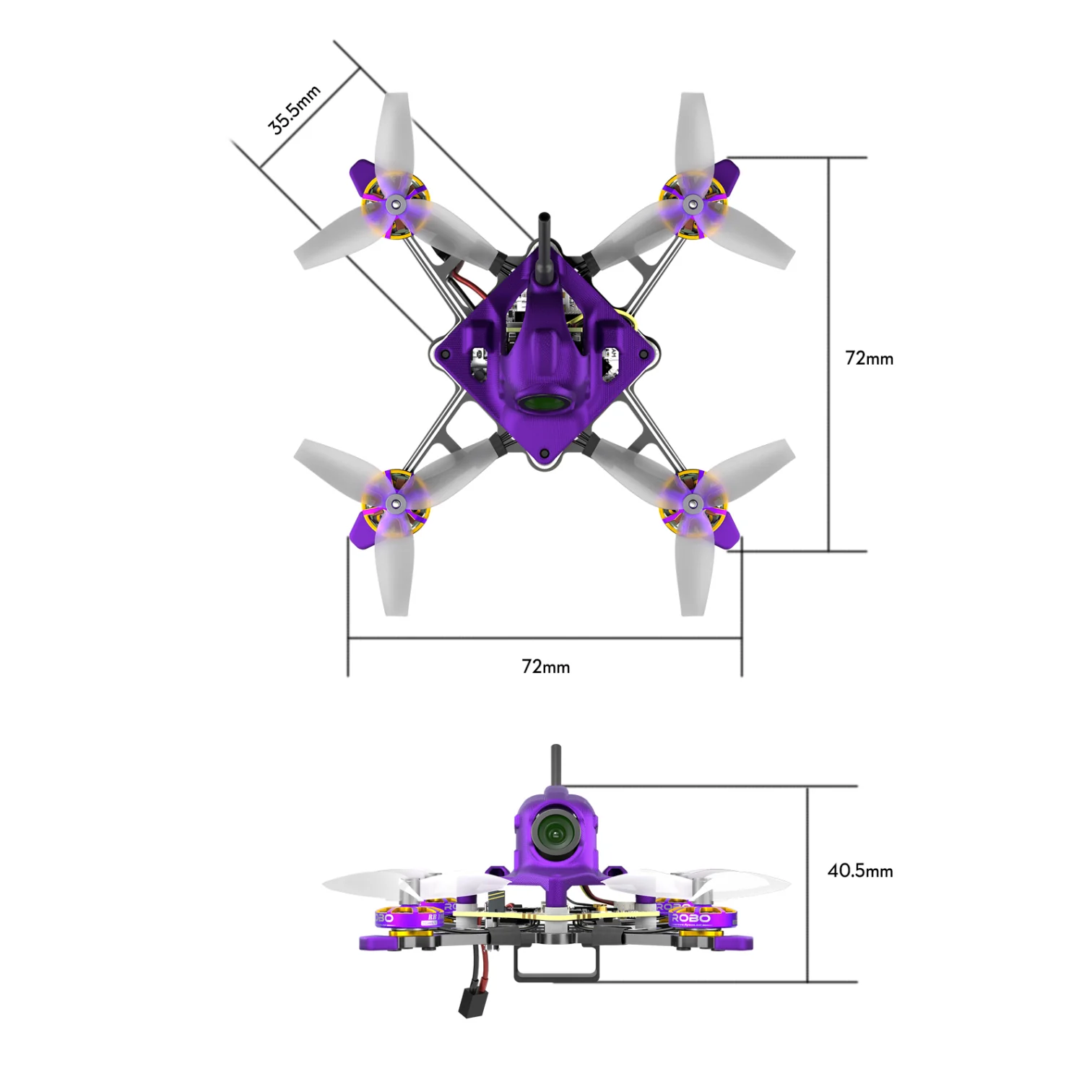 Flywoo Firefly16 1S Nano Baby V3 Analog – ELRS - Image 4