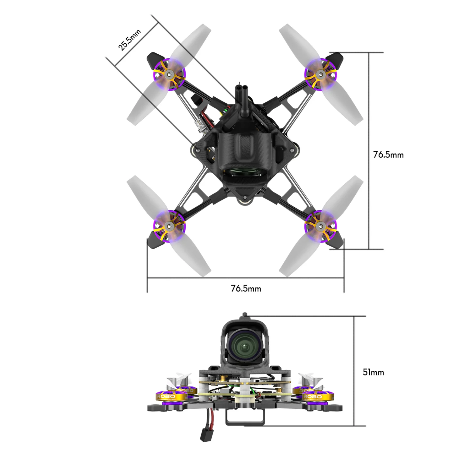 Flywoo Firefly18 1S Nano Baby V3 O4 Wide – ELRS 2.4GHz - Image 6