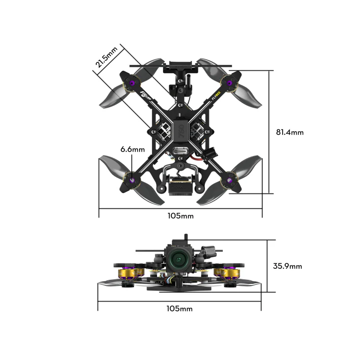 Flywoo FlyBee 20 HD Ultralight FPV Drone (ELRS Receiver, Wihout O4) - Image 11
