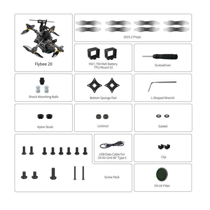 Flywoo FlyLens 85 HD O4 2S Whoop FPV Drone (ELRS Receiver, DJI O4) - Image 3