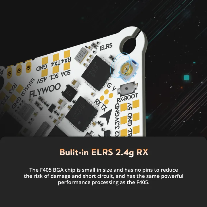 Flywoo GOKU F405 HD 1-2S 12A AIO ELRS V2 (42688) - Image 4