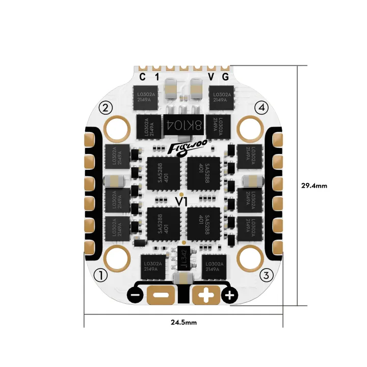 Flywoo GOKU GN405 Nano HD 35A Stack V3 w/ ELRS (16 x 16mm) - Image 19