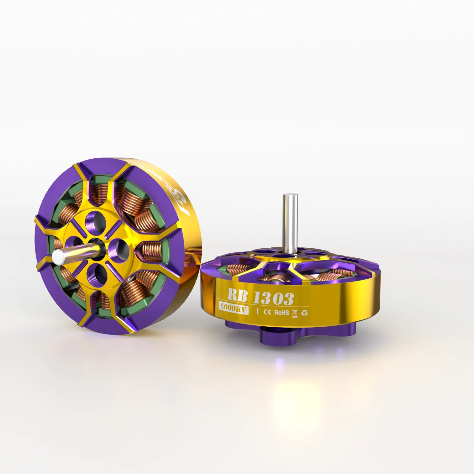 Flywoo ROBO 1303 6000KV FPV Motor – 2–4S Micro Freestyle (1 pc) - Image 2