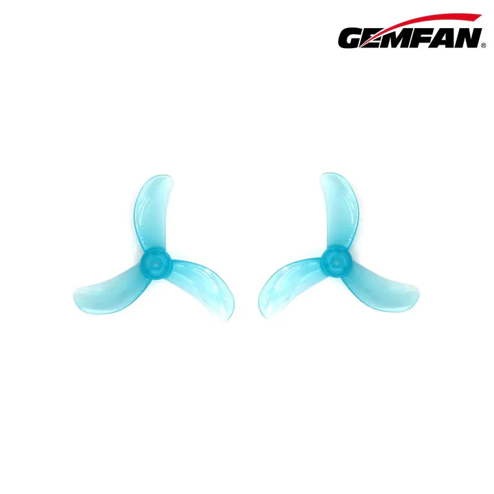 Gemfan 1608 40mm 3-Blade Props – Choose Shaft Size & Color (4 Pairs)