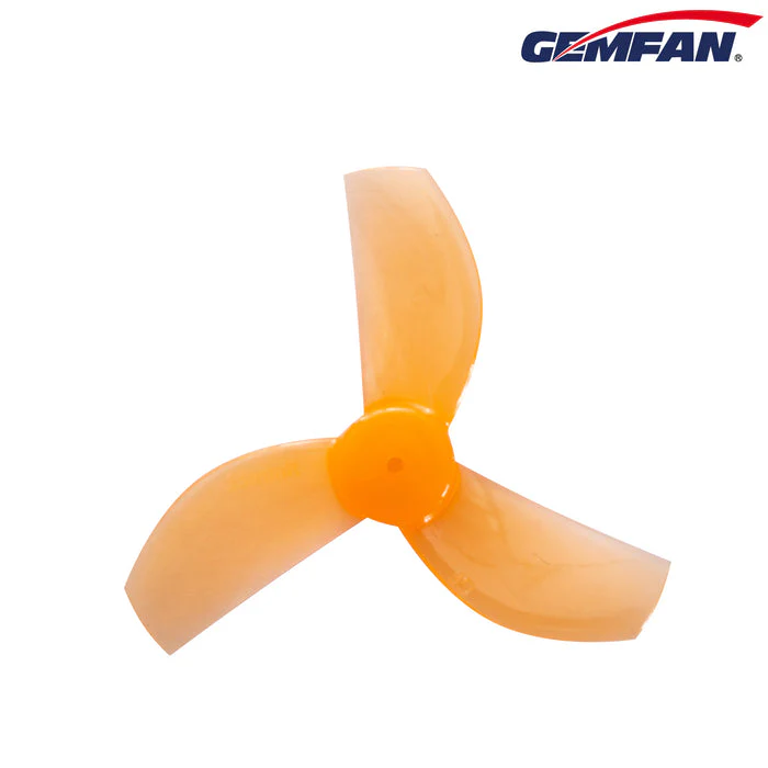 Gemfan 35mm 3-Blade Props – 1mm Shaft (Orange, 4 Pairs) - Image 3