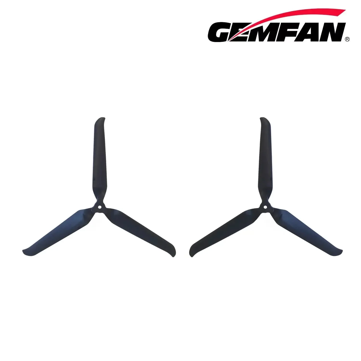 Gemfan F1051 Folding 3-Blade Glass Fiber Nylon Propeller – Black (Unassembled, 1 Pair)