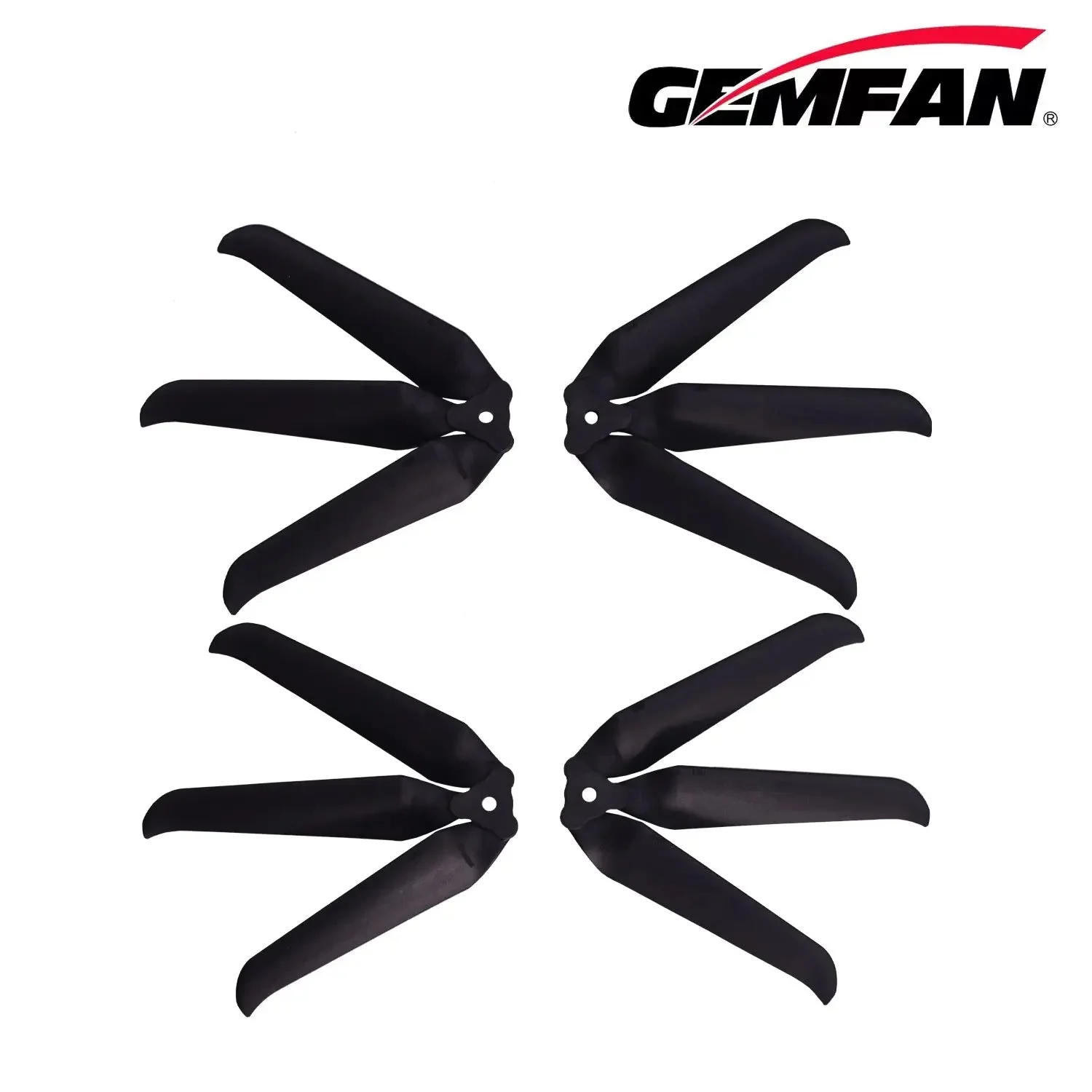 Gemfan F9046 Folding 3-Blade Glass Fiber Nylon Propeller – Black (Unassembled, 1 Pair) - Image 6