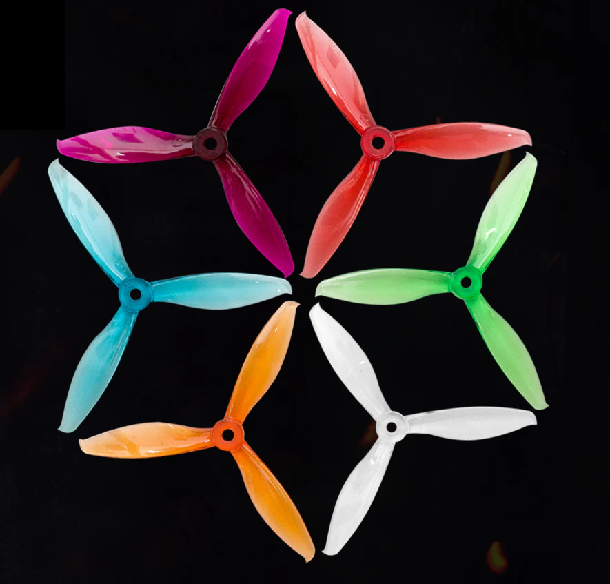 Gemfan Flash 5149 3-Blade Propellers (Set of 4) – Clear Purple - Image 2
