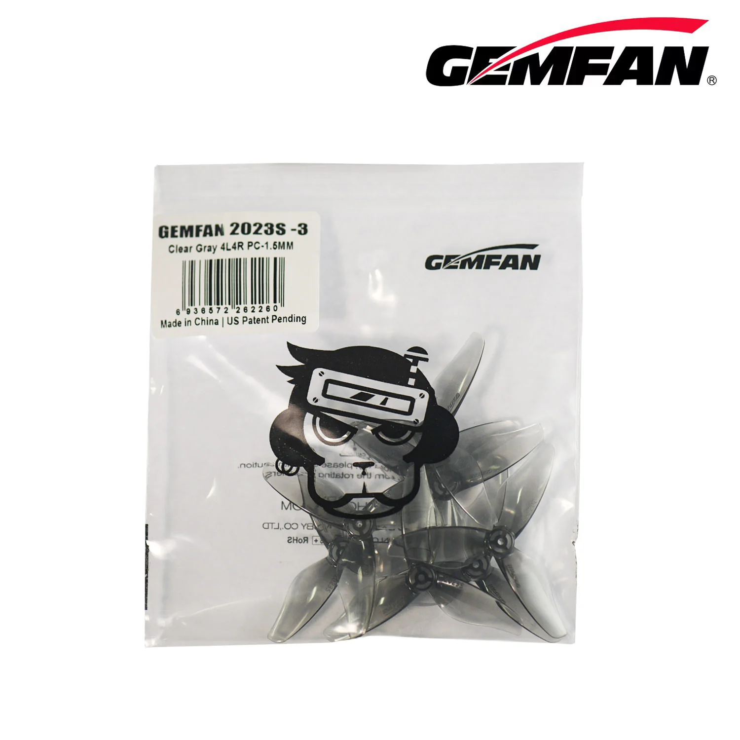 Gemfan Hurricane 2023S 3-Blade Props – Choose Color (1.5mm Shaft, 4 Pairs) - Image 2