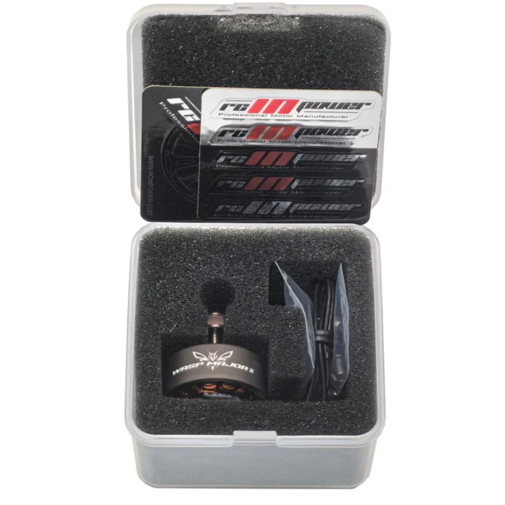 RCINPower WASP Major V2 22.6-6.6 2100KV Brushless FPV Motor (1 pc) – Gold/Gunmetal - Image 11