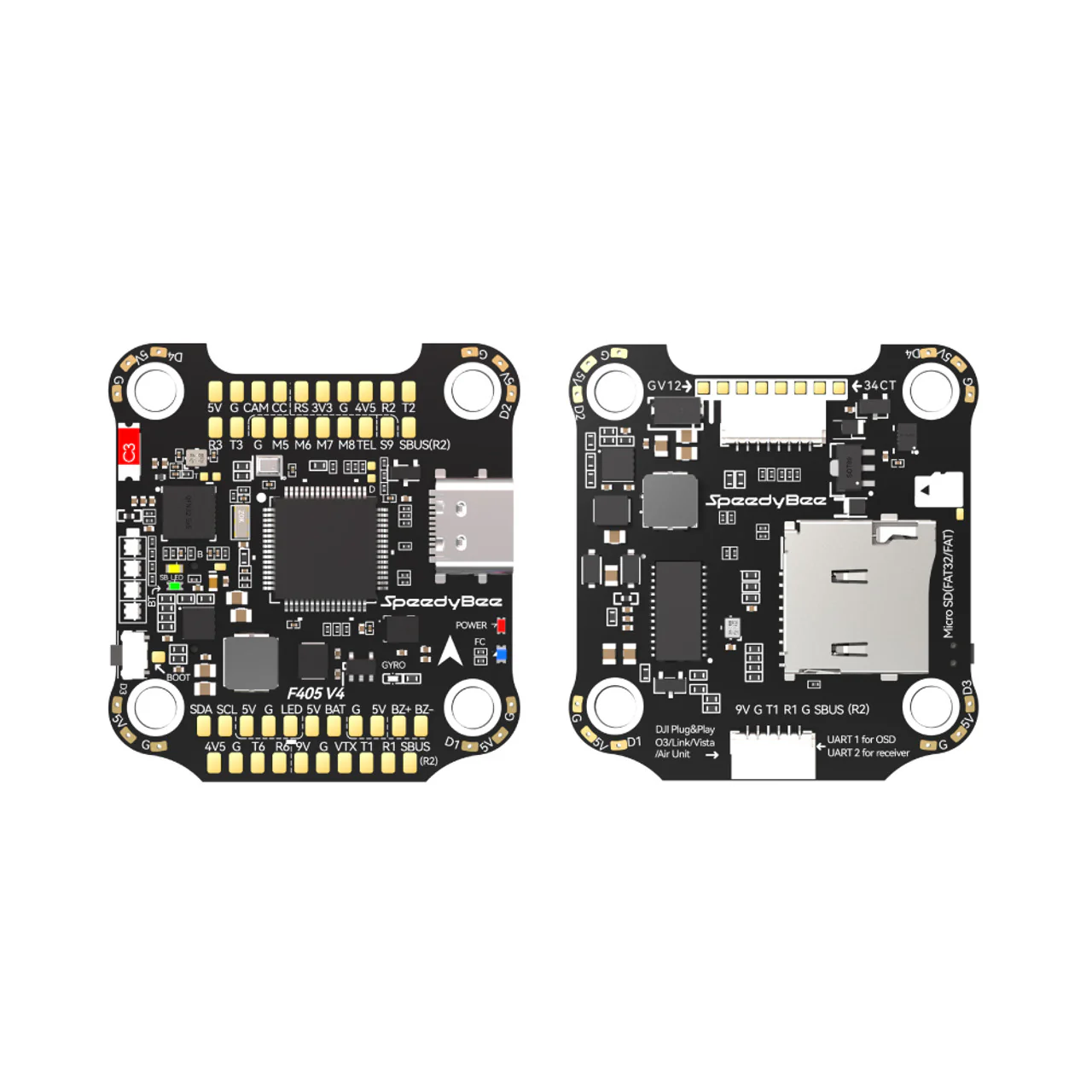 SpeedyBee F405 V4 BLS 60A 30x30 FC & ESC Stack – High-Performance 3-6S Flight Controller and ESC Combo - Image 6
